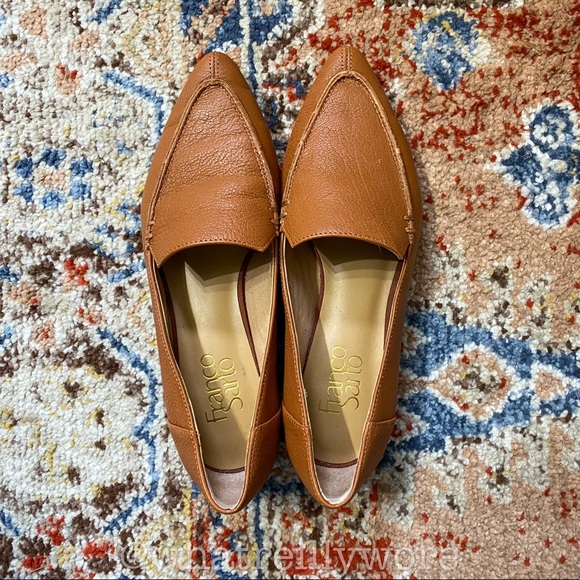 Franco Sarto "Starland" Leather Point Toe Shoes - Picture 6 of 10